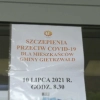 Ponad 40 mieszkańców gminy Gietrzwałd zaszczepiło się przeciwko COVID-19. Akcja odbyła się w Szpitalu Dziecięcym w Olsztynie.