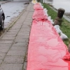 W Elblągu ktoś pociął rękawy, mające chronić mieszkańców przed podtopieniami.